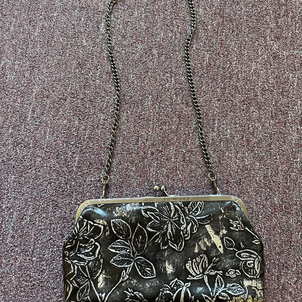 Patricia Nash Embossed Leather Clutch Purse